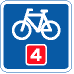 bicycle route signs denmark